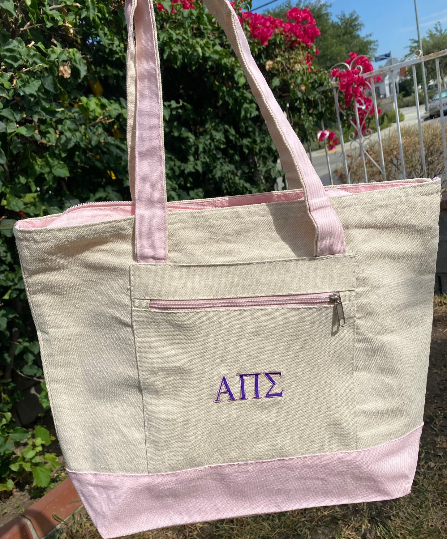 APS Color Block Tote Bag