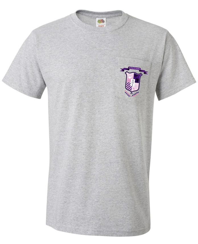 APS Pocket Tee with Crest