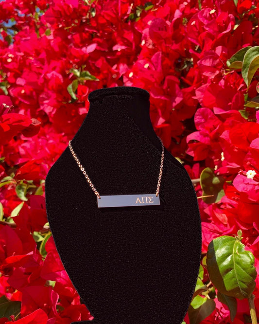 Sorority Bar Necklace