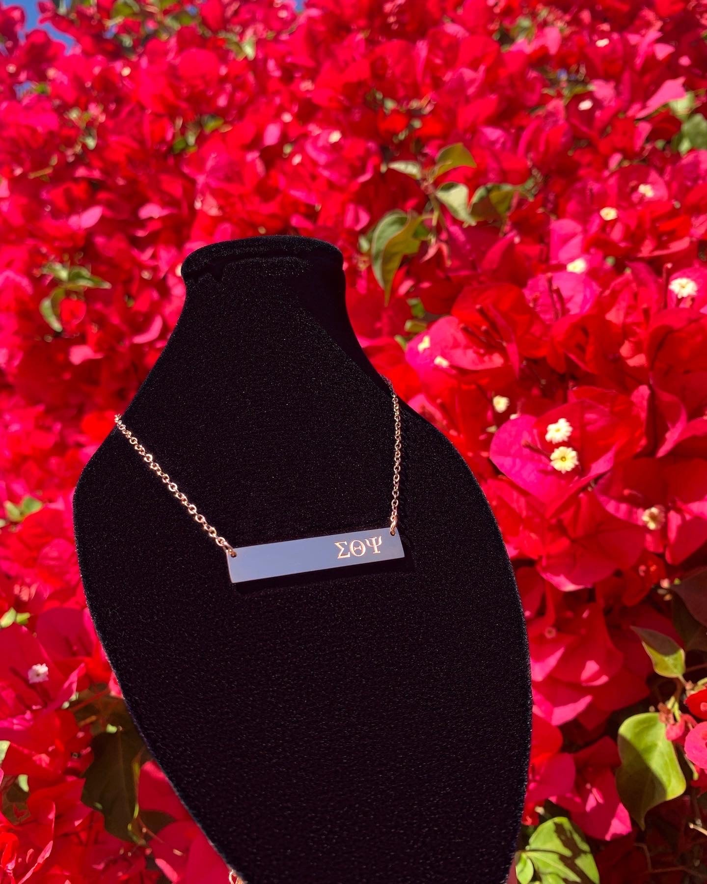 Sorority Bar Necklace