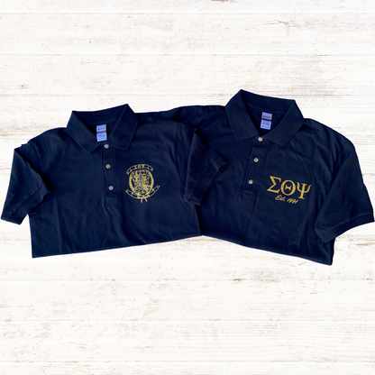 STP Gold Screen Printed Polo