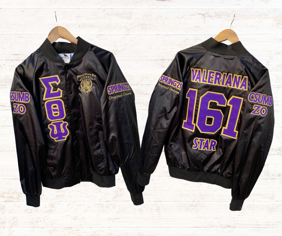 Satin Jacket (Fabric & Zig Zag Stitch All Around)