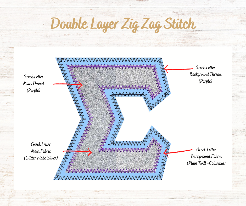 Satin Jacket (Fabric & Zig Zag Stitch All Around)