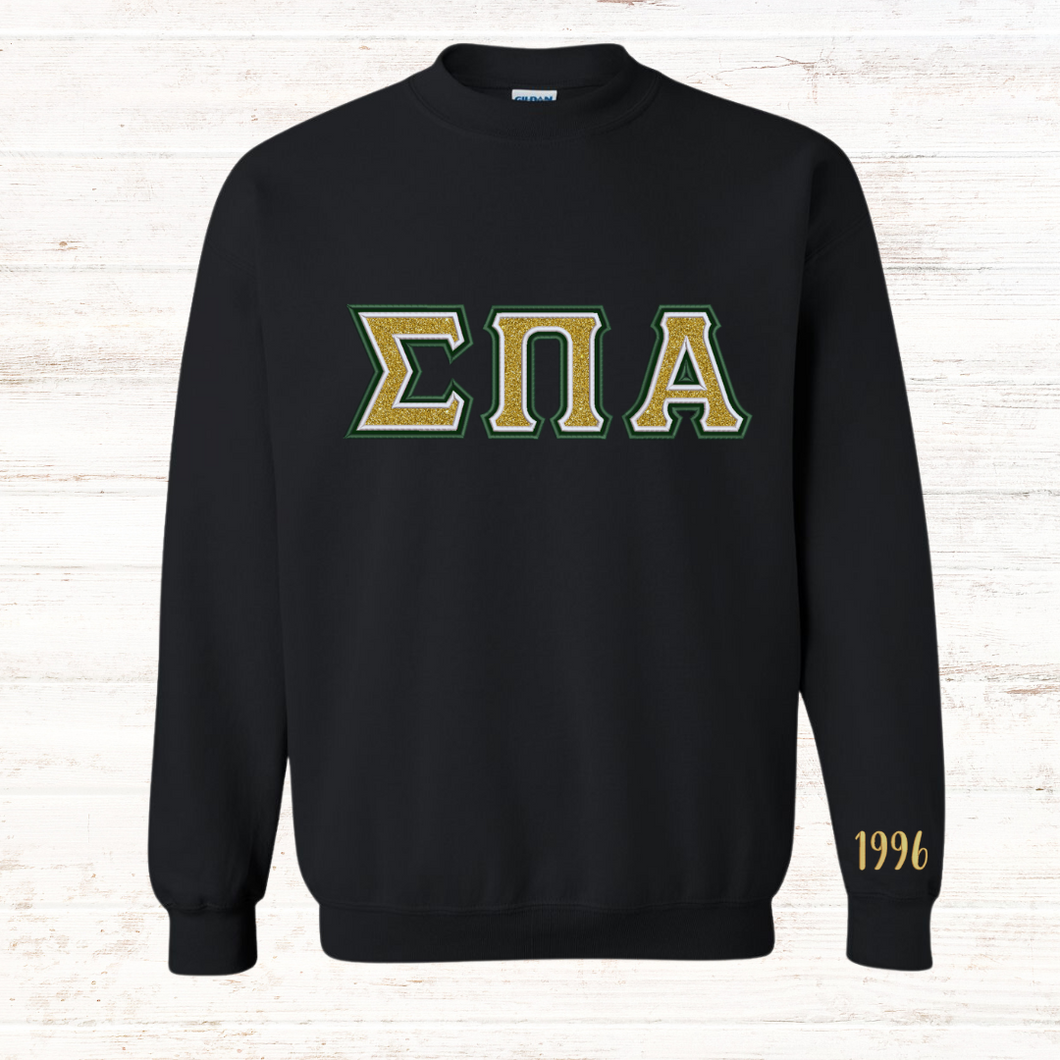 ELLA Satin Stitch & Founding Year Sweater