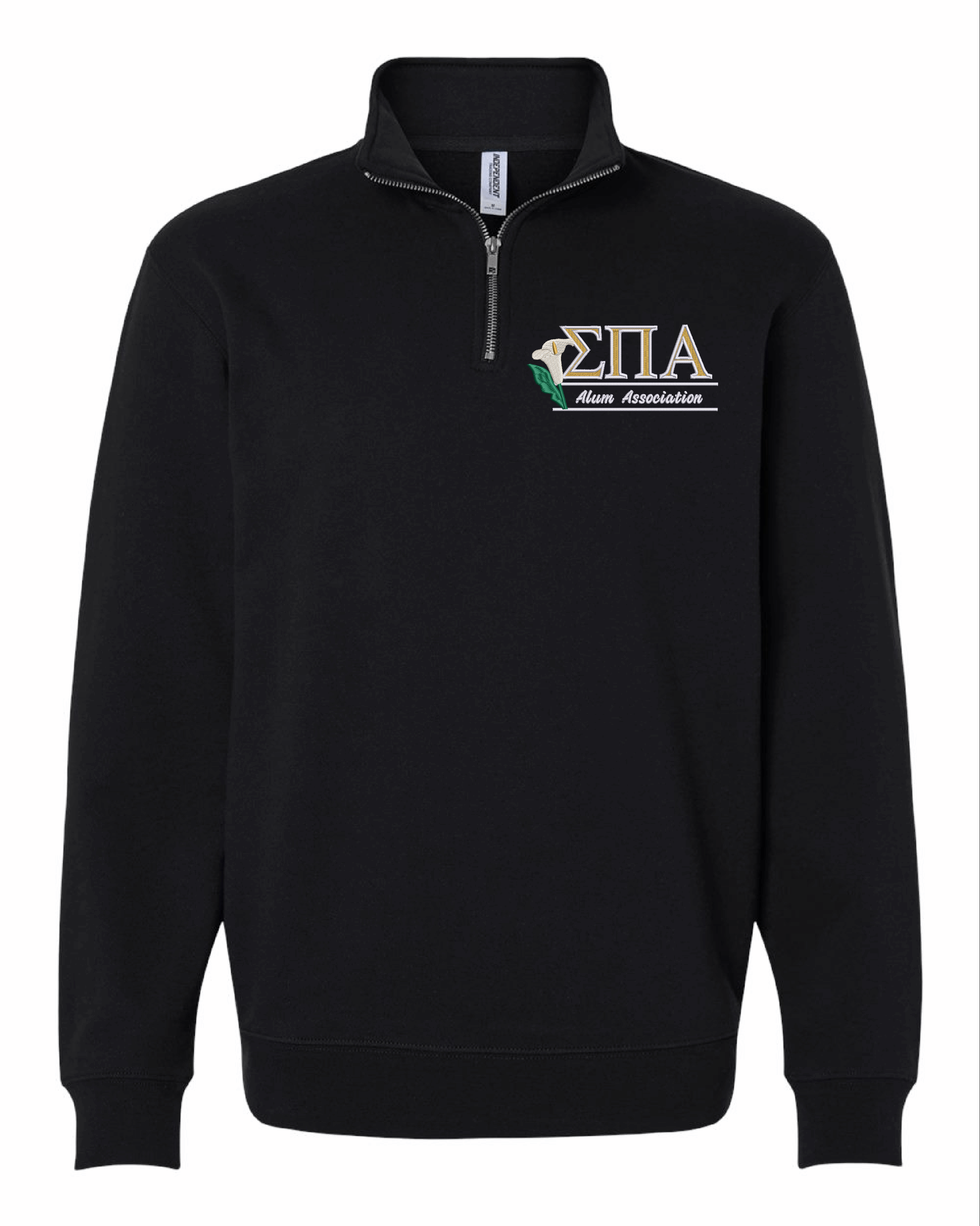 Embroidered Alum Association + Greek Letters 1/4 Zip – Resilient Designs