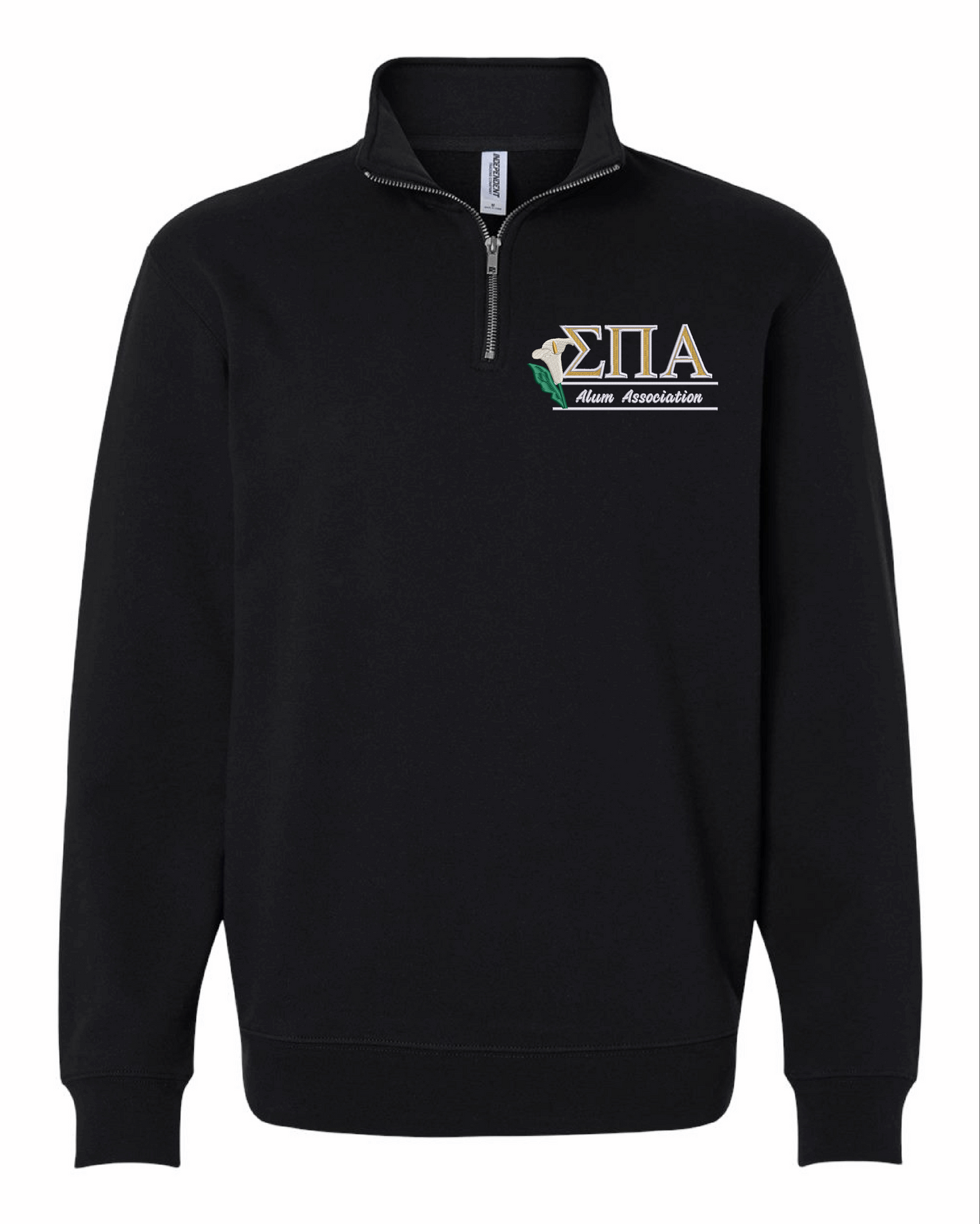 Embroidered Alum Association + Greek Letters 1/4 Zip