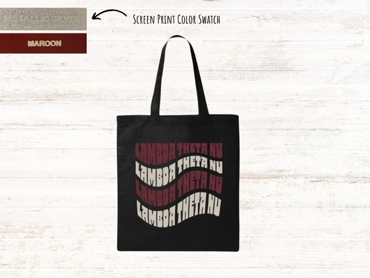 Lambda Theta Nu Tote Bag