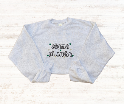 Hearts & Glitter Crewneck Sweater