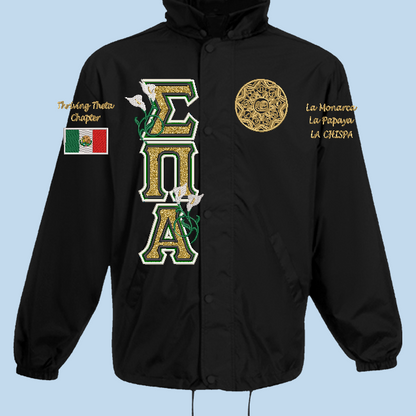 Sigma Pi Alpha SATIN Jacket Template