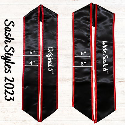 Alphabet Custom Graduation Sash