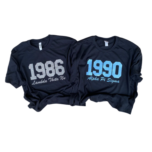 Founding Year Cropped T-shirt (Vinyl)