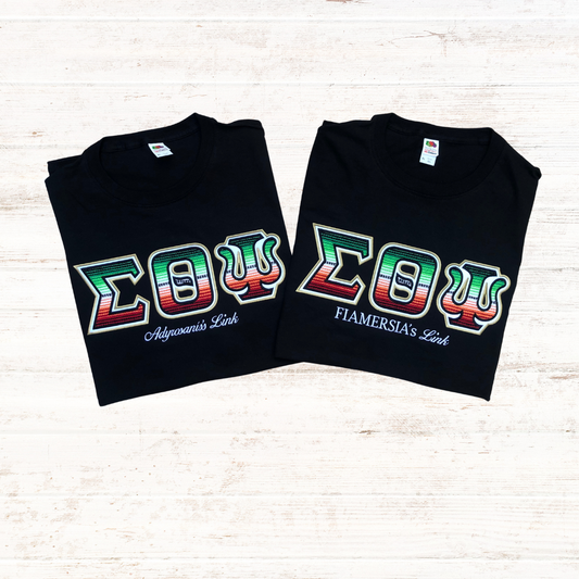 Serape Greek Letter T-shirt