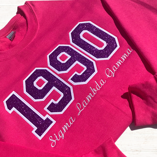 SLG Founding Year Crewneck (Pink)