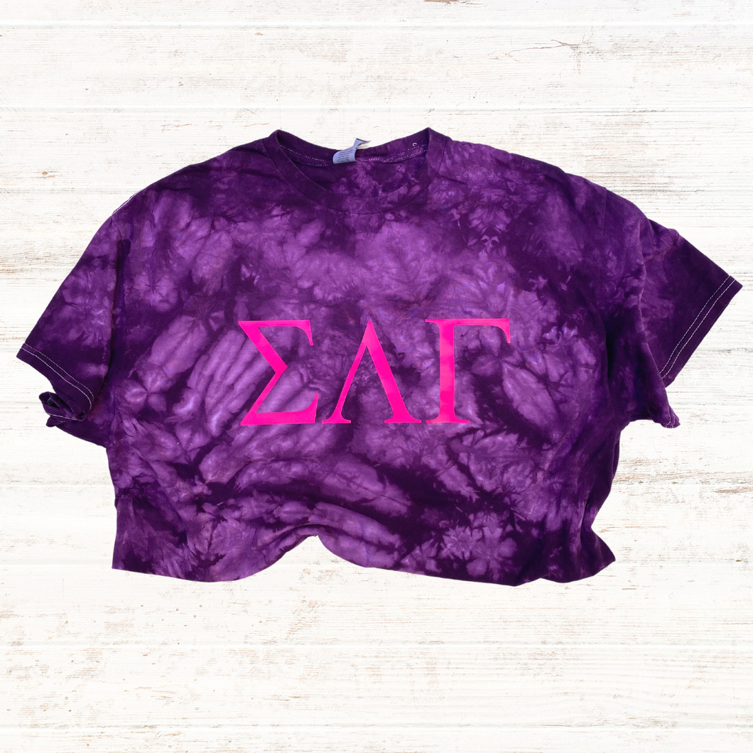 SLG Tie Dye Purple T-Shirt