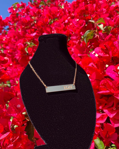 Sorority Bar Necklace