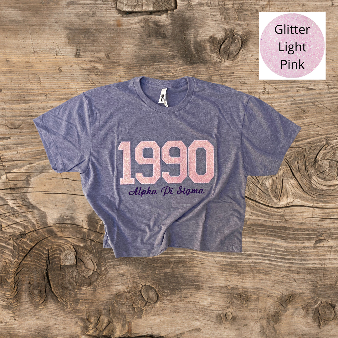 1990 Cropped Embroidered T-shirt