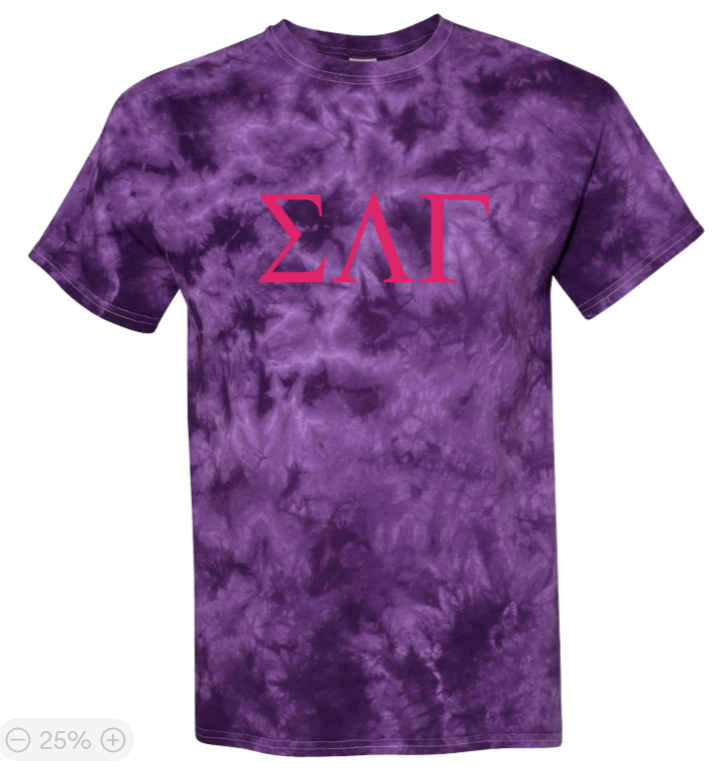 SLG Tie Dye Purple T-Shirt