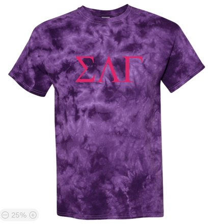 SLG Tie Dye Purple T-Shirt