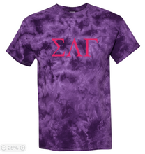 Load image into Gallery viewer, SLG Tie Dye Purple T-Shirt
